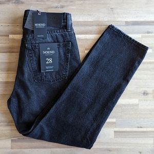 NOEND‎ Eve High Waist Slim Straight Leg Jeans NWT